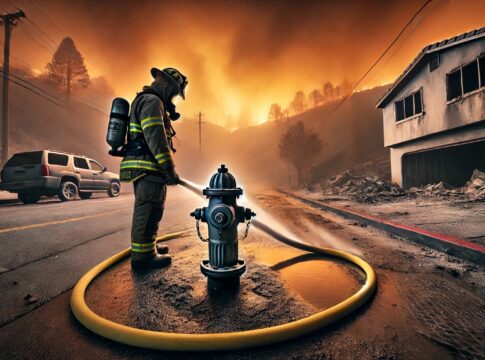 Fighting fire without water